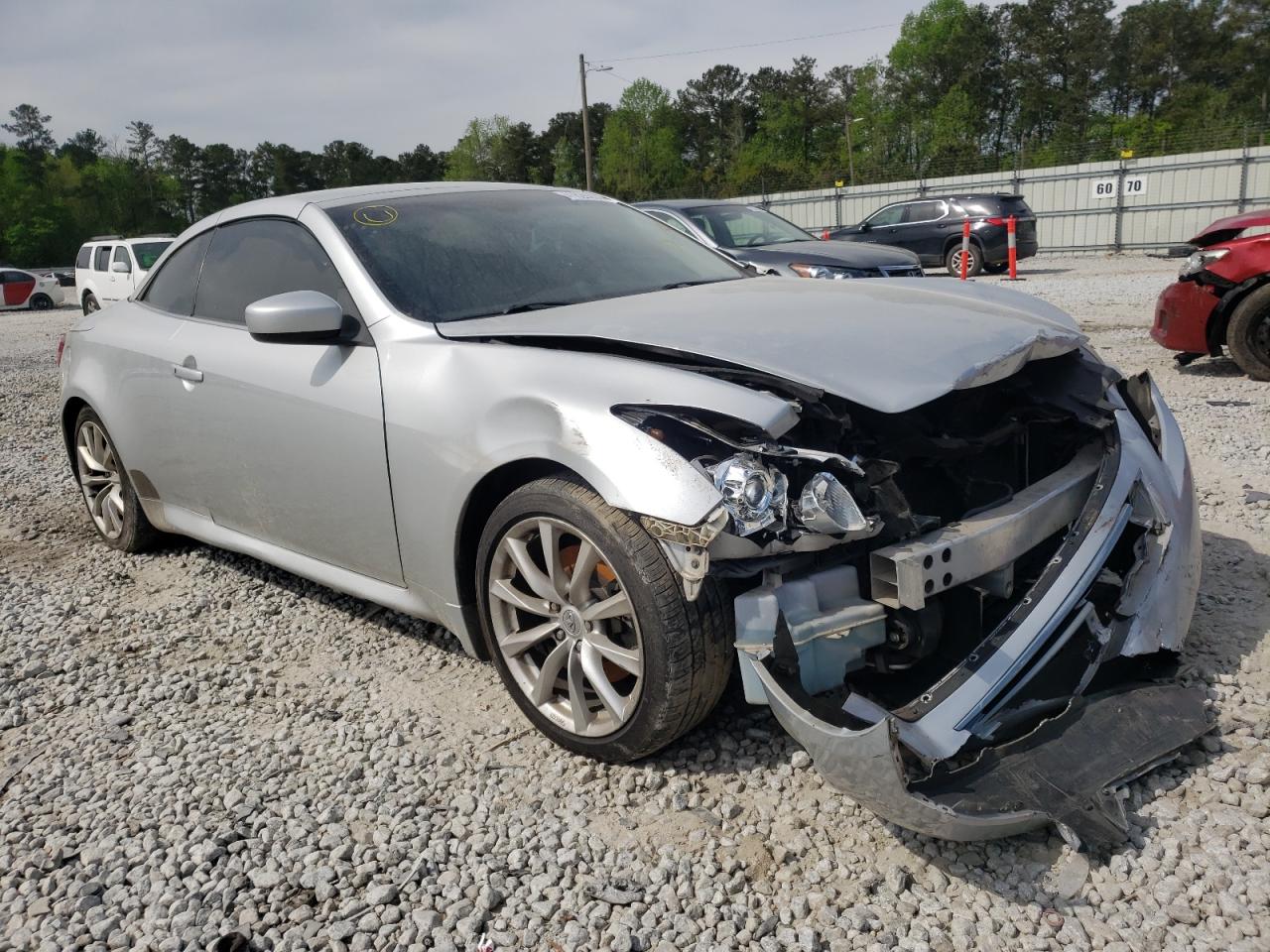 INFINITI G37 BASE 2009 with VIN JNKCV66E69M724784 - Photo from auction