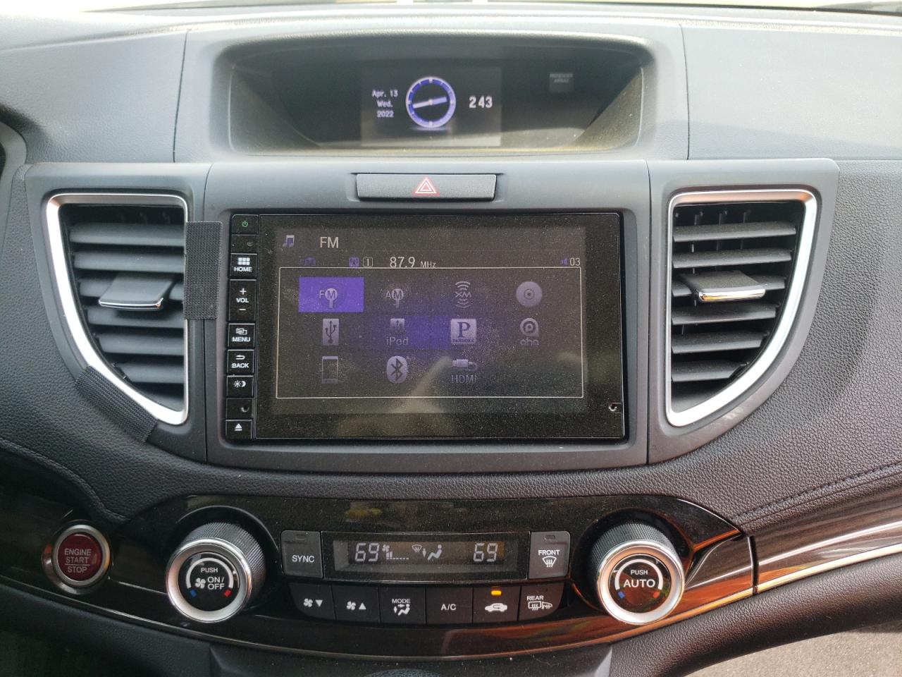 Photo 9 from auction – 2016 HONDA CR-V TOURI with VIN 5J6RM4H98GL110769