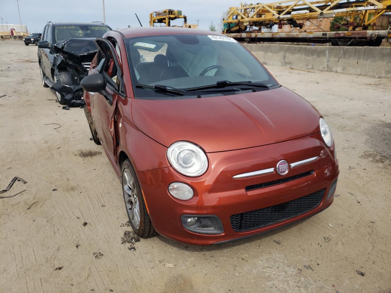 FIAT 500 SPORT 2015 with VIN 3C3CFFBR6FT523338 - Photo from auction
