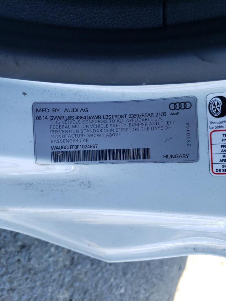 Photo 10 from auction – 2015 AUDI A3 PREMIUM with VIN WAU6CLFF8F1024867