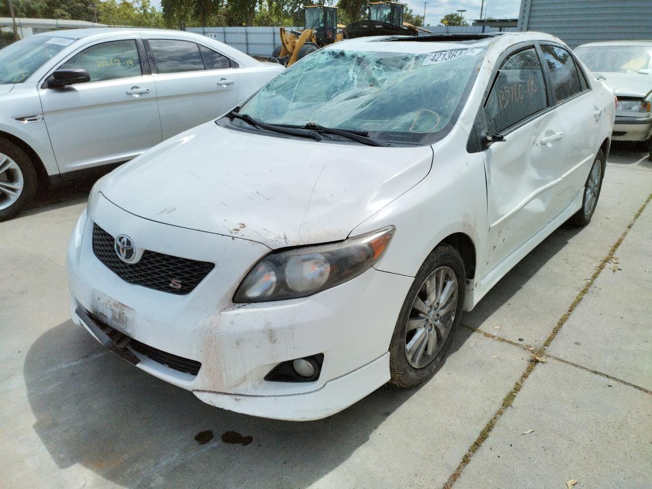 Photo 2 from auction – 2009 TOYOTA COROLLA BA with VIN 1NXBU40E09Z102481