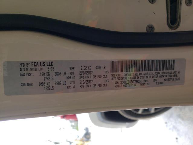 Photo 10 from auction – 2019 JEEP COMPASS TR with VIN 3C4NJDDB5KT799351