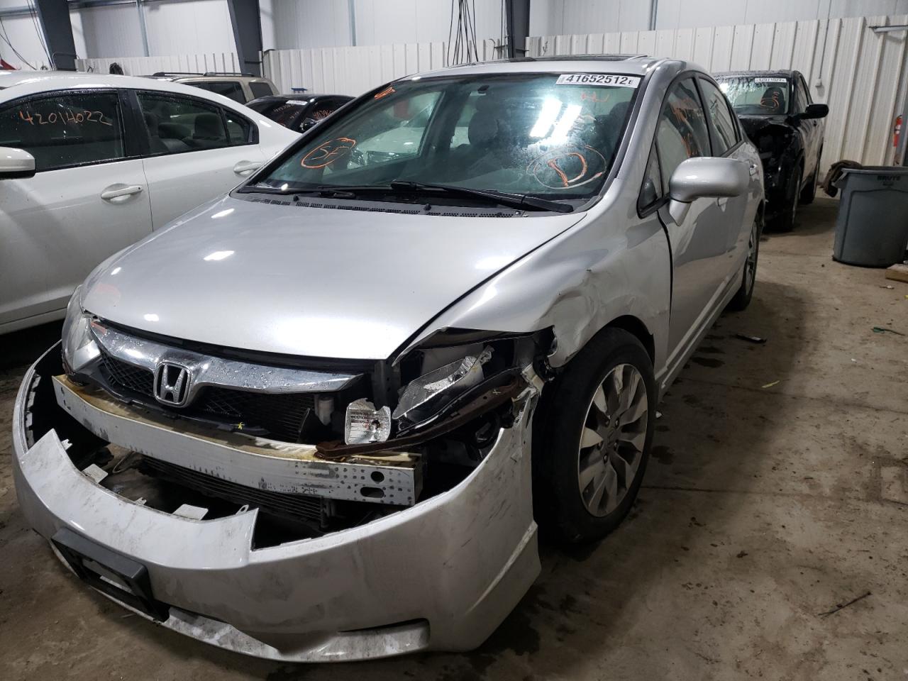 Photo 2 from auction – 2009 HONDA CIVIC EX with VIN 19XFA16859E011803