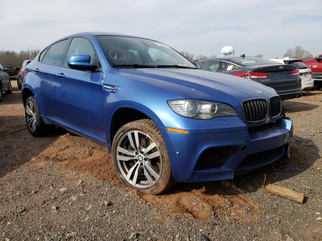 BMW X6 M 2012 with VIN 5YMGZ0C50CLL29609 - Photo from auction