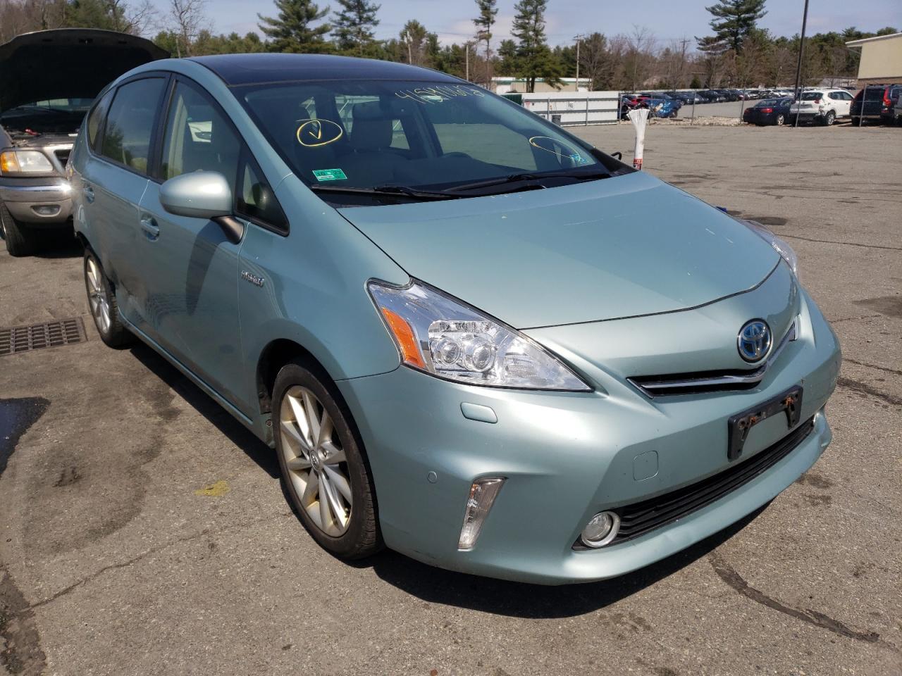 Photo 1 from auction – 2014 TOYOTA PRIUS V with VIN JTDZN3EU9E3363280