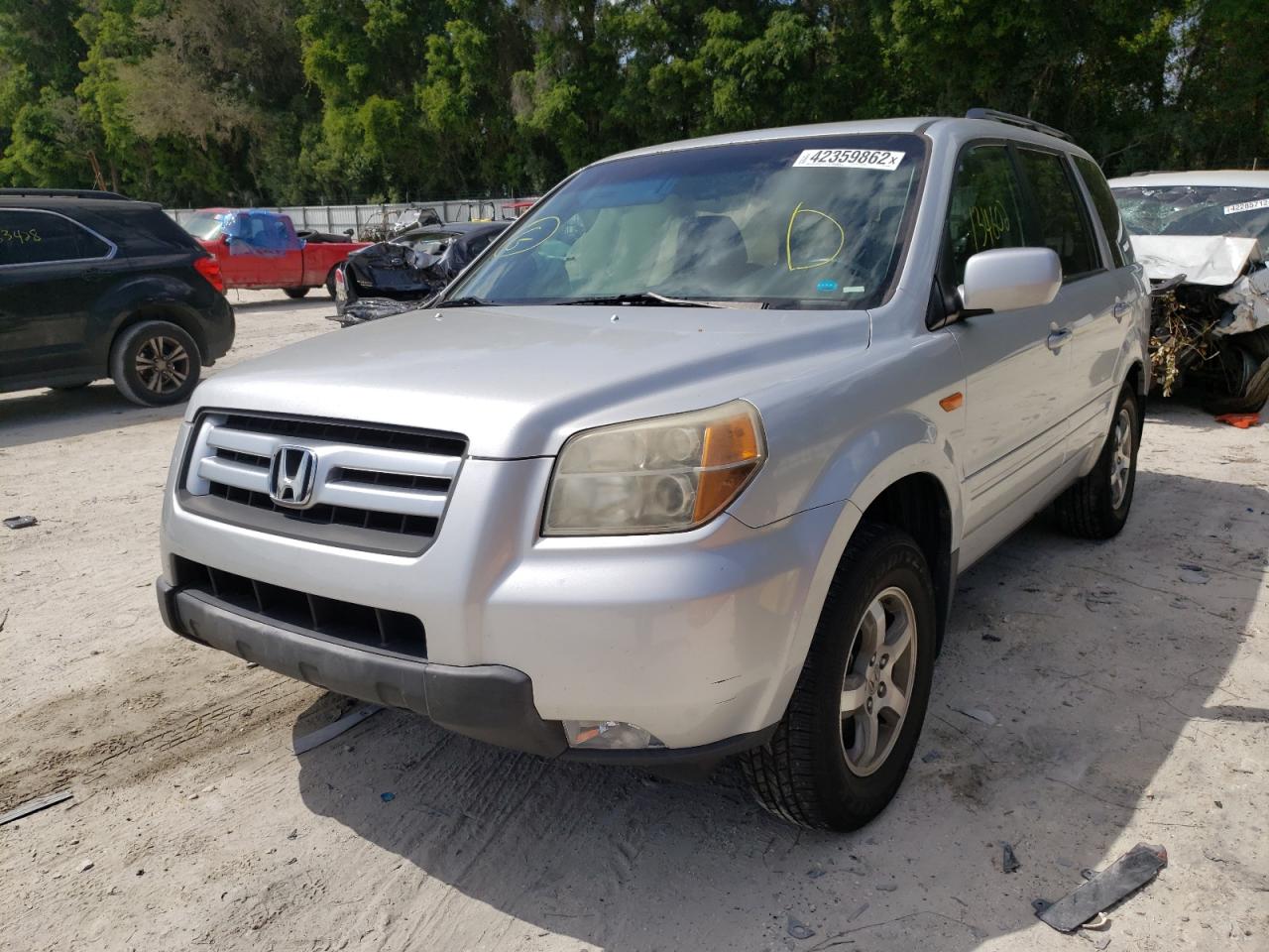 Photo 2 from auction – 2008 HONDA PILOT SE with VIN 5FNYF28338B021837
