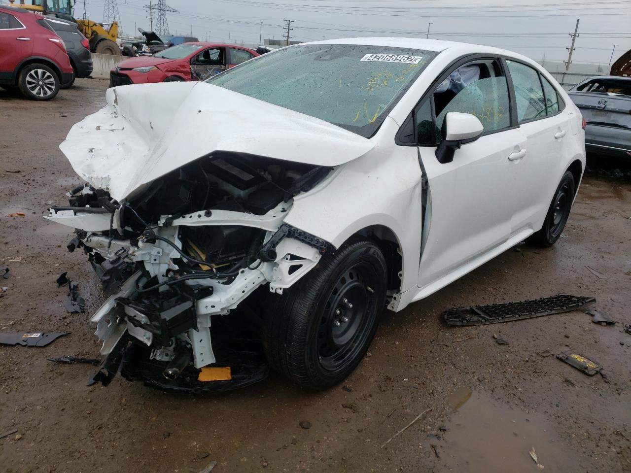 Photo 2 from auction – 2021 TOYOTA COROLLA LE with VIN 5YFEPMAE0MP205302