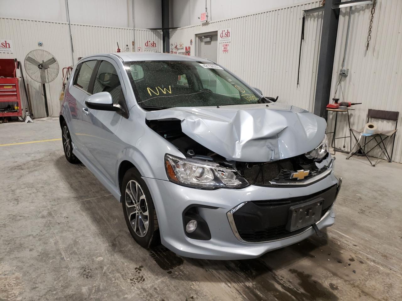 CHEVROLET SONIC LT 2017 with VIN 1G1JD6SH3H4138000 - Photo from auction