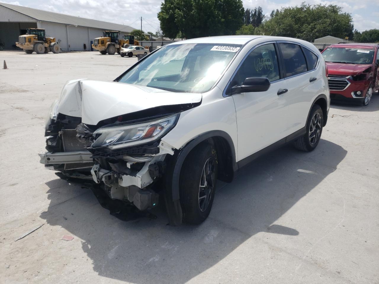Photo 2 from auction – 2016 HONDA CR-V SE with VIN 5J6RM4H47GL042257