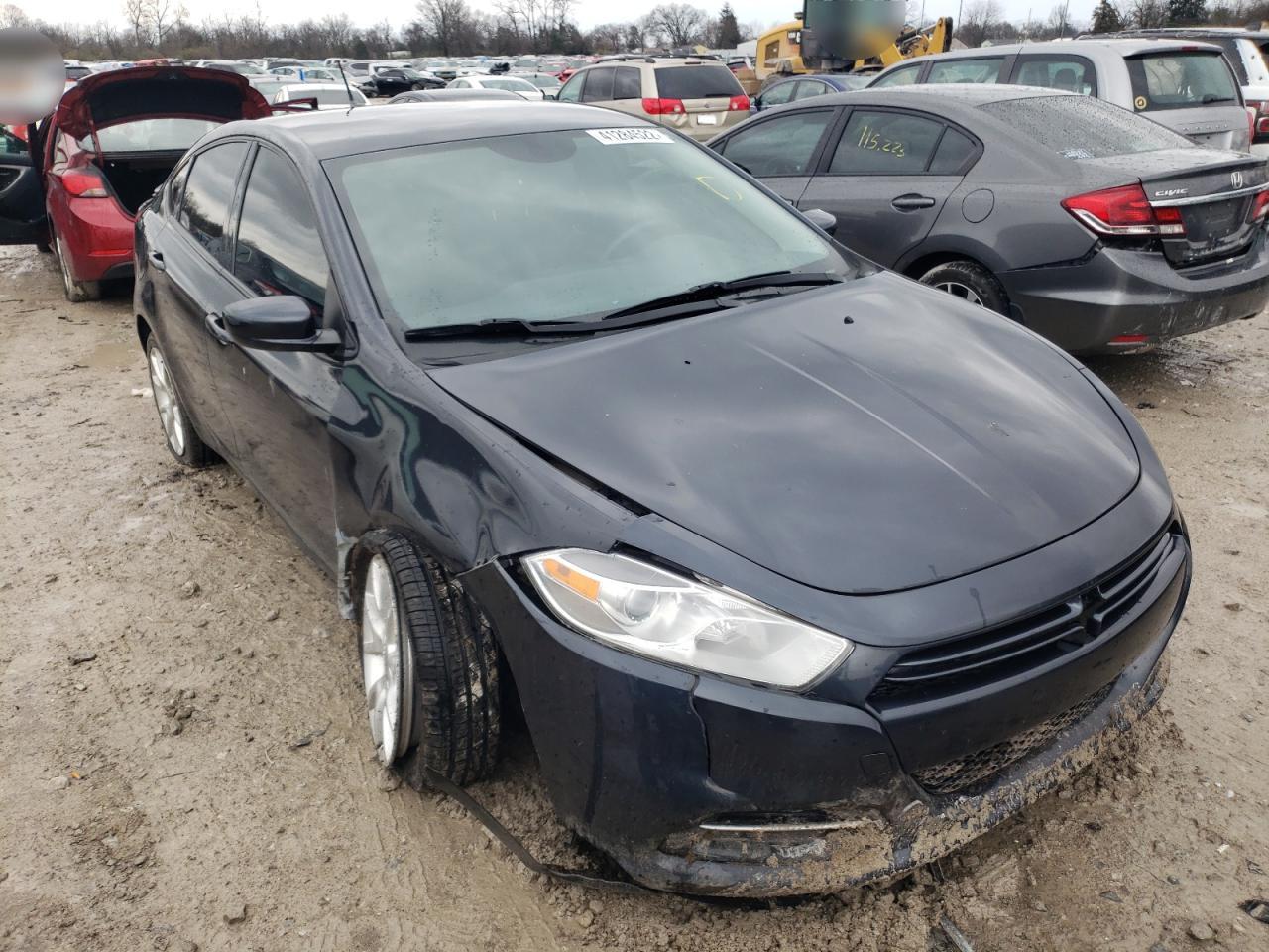DODGE DART SXT 2013 with VIN 1C3CDFBA2DD185939 - Photo from auction