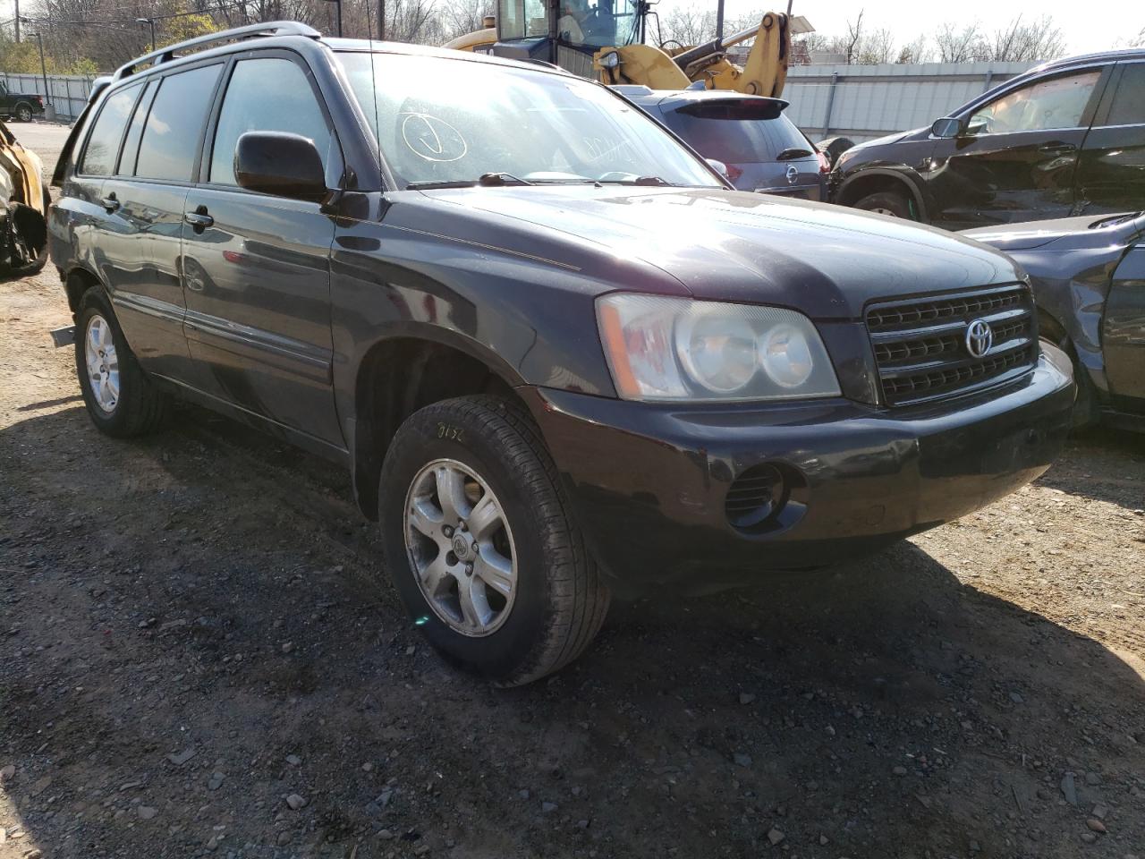 TOYOTA HIGHLANDER 2003 with VIN JTEHF21A630148349 - Photo from auction