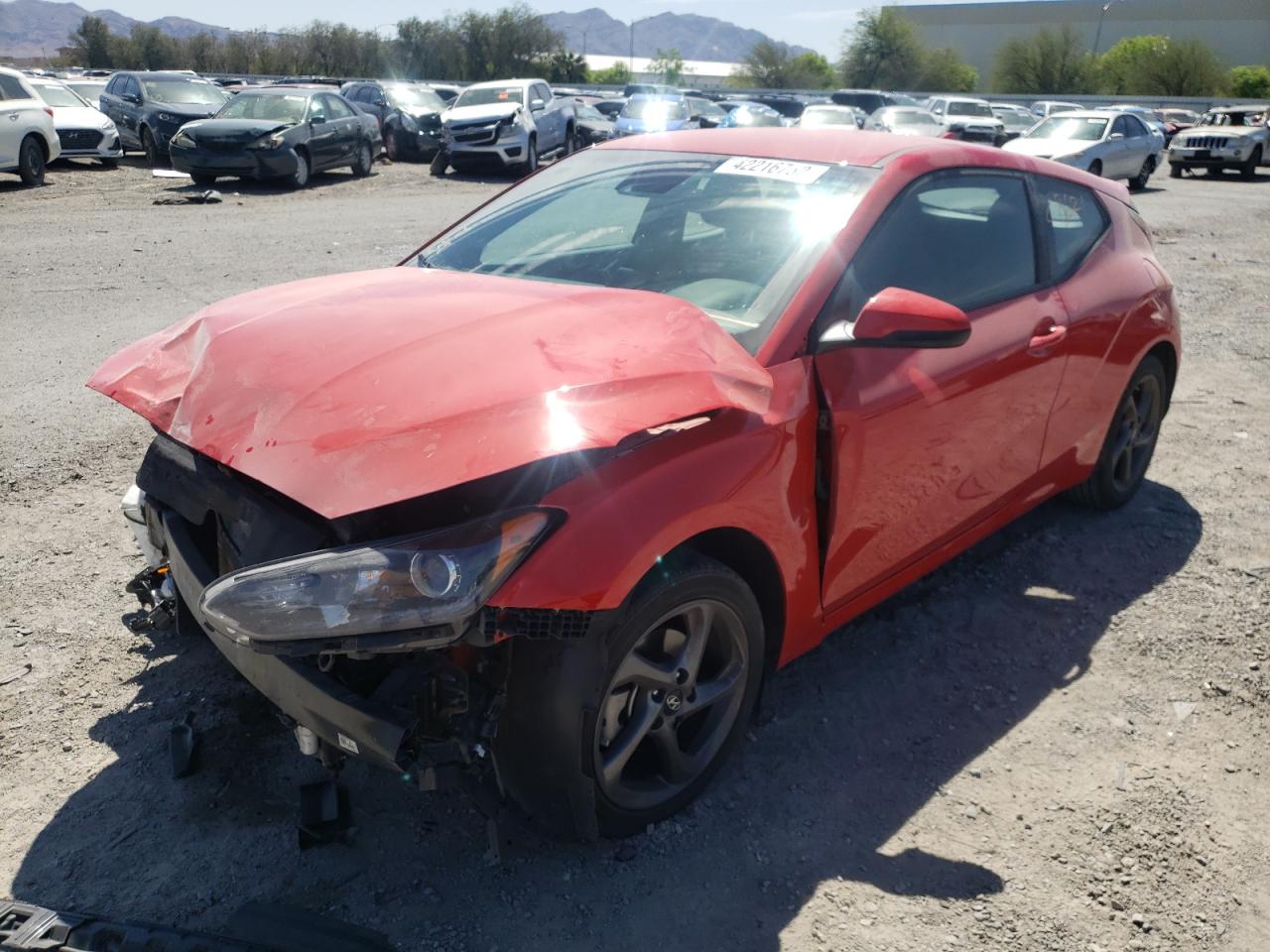 Photo 2 from auction – 2020 HYUNDAI VELOSTER B with VIN KMHTG6AF4LU025815