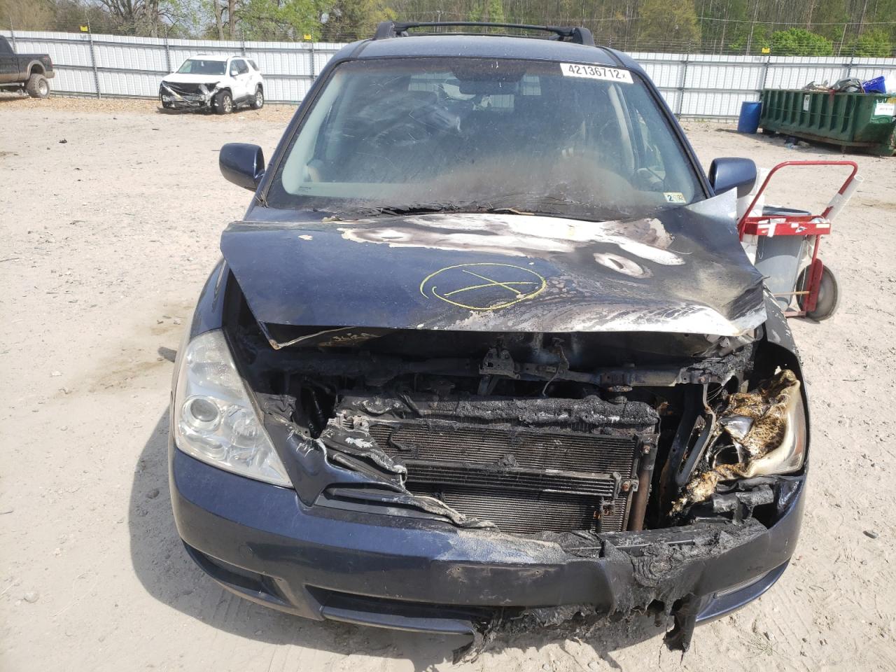 Photo 7 from auction – 2007 KIA SEDONA EX with VIN KNDMB233776181182