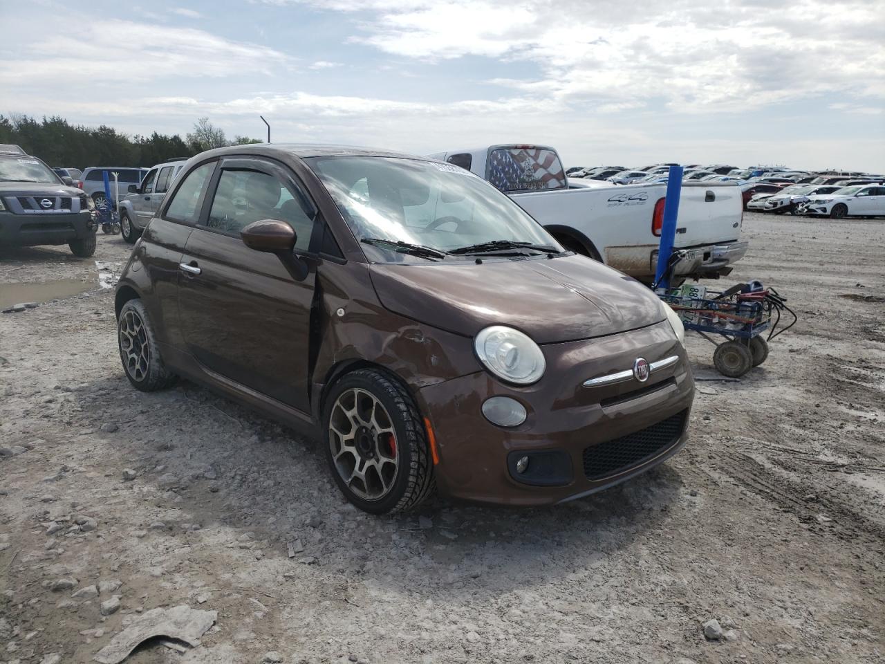 FIAT 500 SPORT 2012 with VIN 3C3CFFBR1CT127992 - Photo from auction