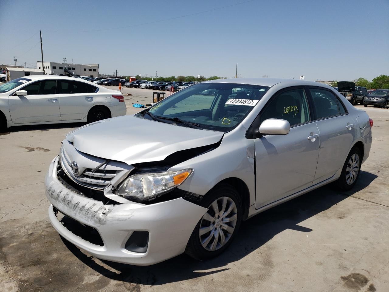 Photo 2 from auction – 2013 TOYOTA COROLLA BA with VIN 2T1BU4EE6DC102620
