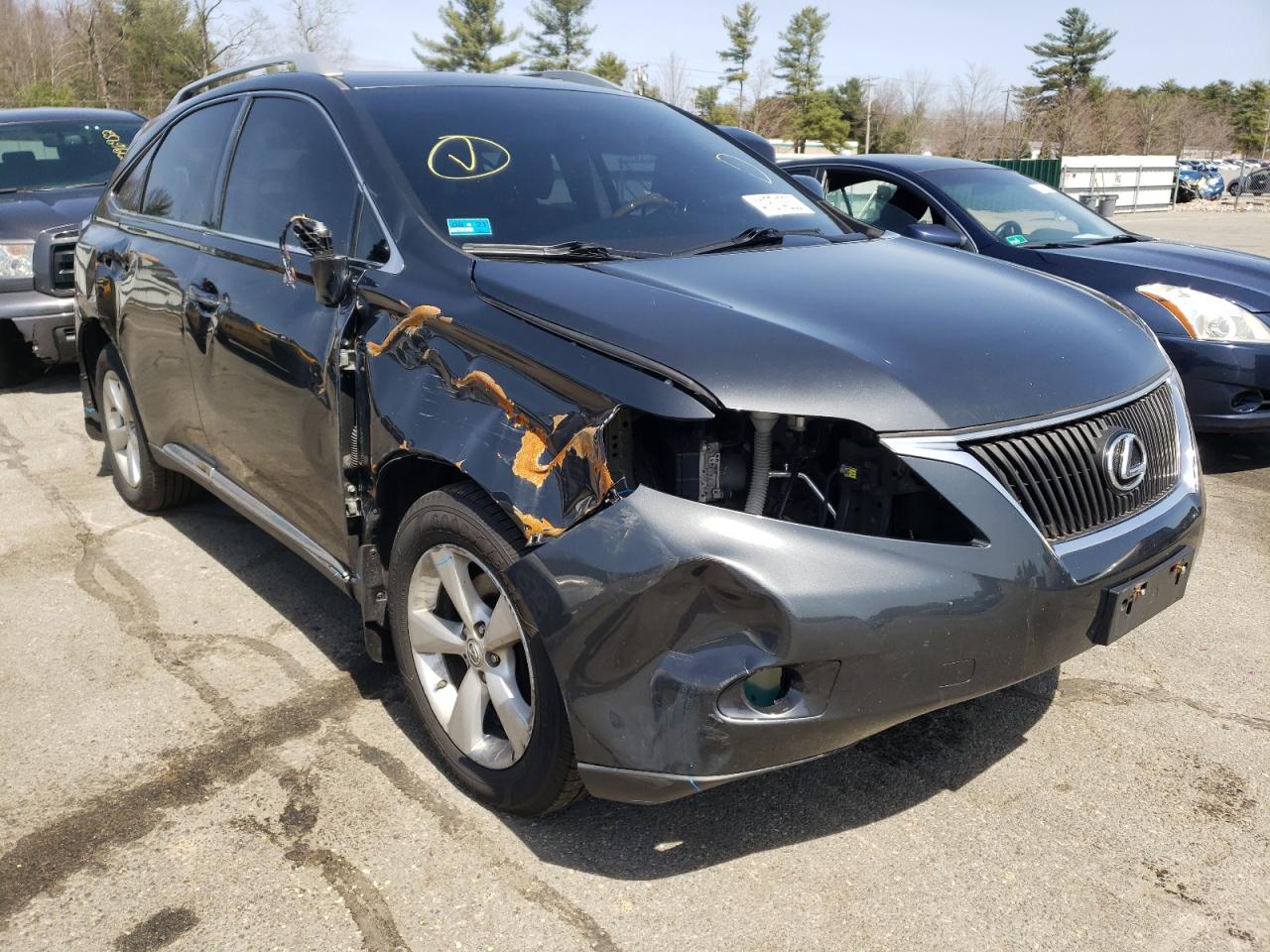 LEXUS RX 350 2010 with VIN 2T2BK1BA1AC010781 - Photo from auction