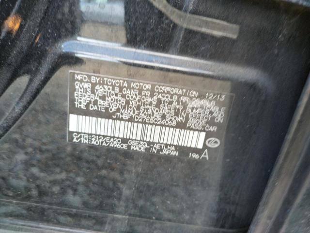 Photo 10 from auction – 2014 LEXUS IS 250 with VIN JTHBF1D27E5024068