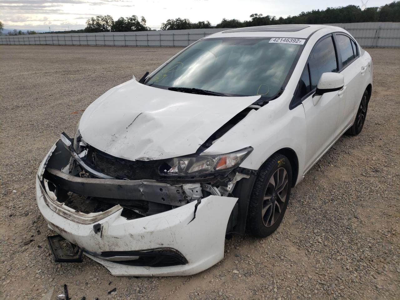Photo 2 from auction – 2013 HONDA CIVIC EX with VIN 19XFB2F88DE273617