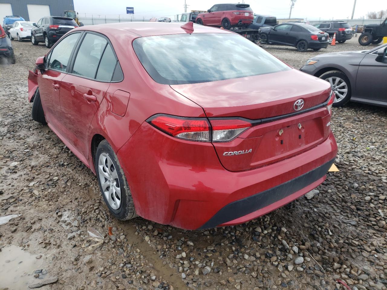 Photo 3 from auction – 2021 TOYOTA COROLLA LE with VIN 5YFEPMAE0MP255262