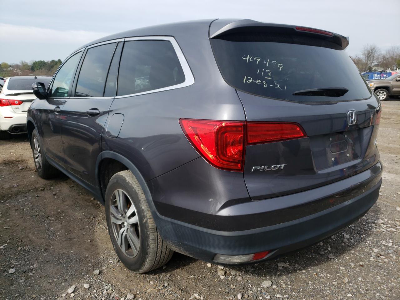 Photo 3 from auction – 2018 HONDA PILOT EXL with VIN 5FNYF6H51JB050204