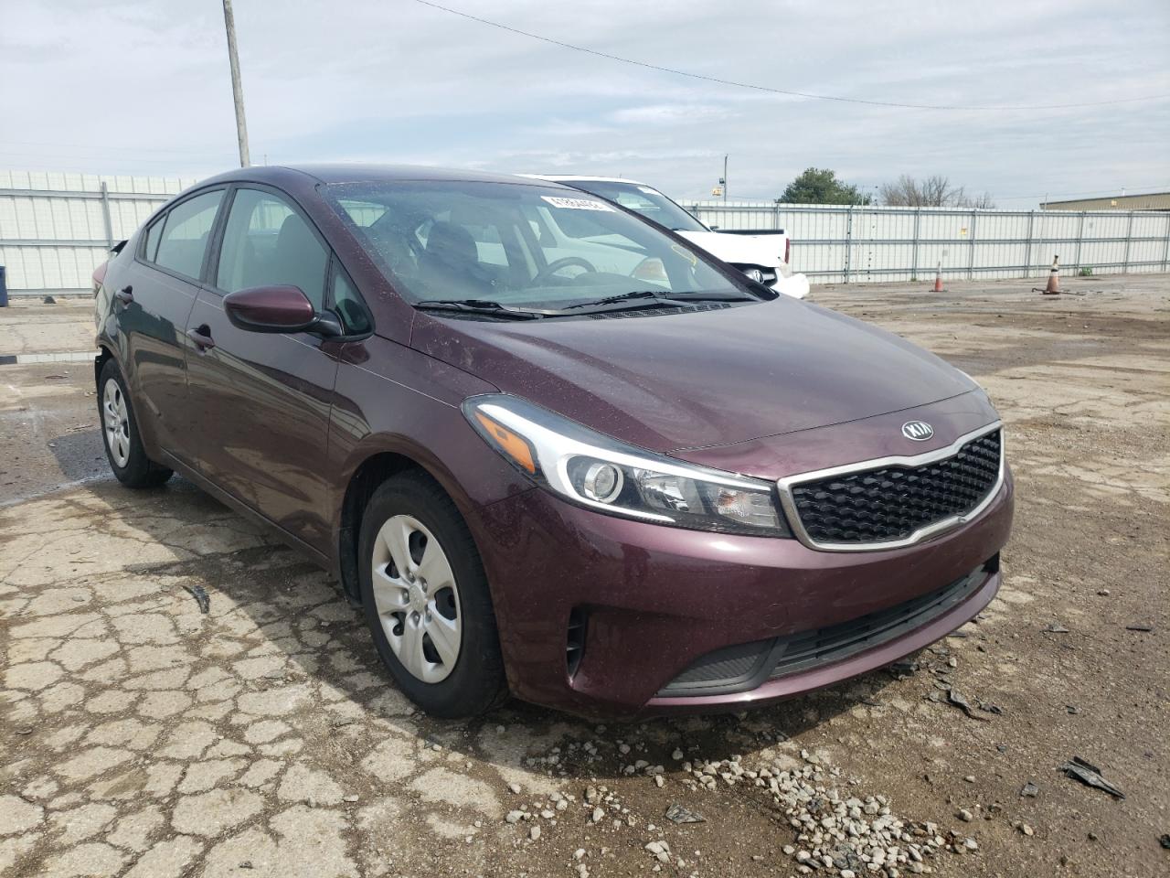 KIA FORTE LX 2017 with VIN 3KPFL4A76HE090374 - Photo from auction
