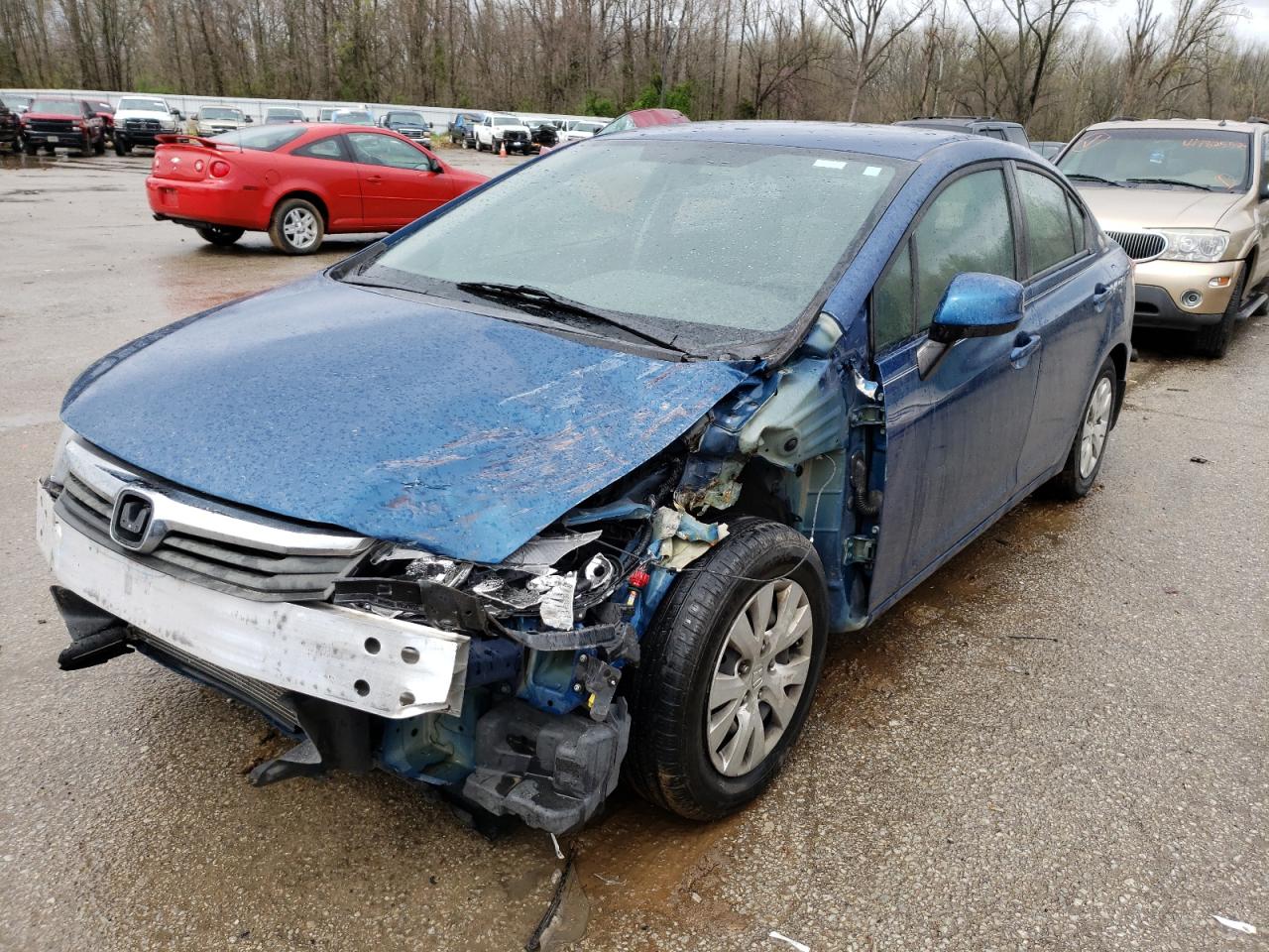 Photo 2 from auction – 2012 HONDA CIVIC LX with VIN 2HGFB2F54CH509044