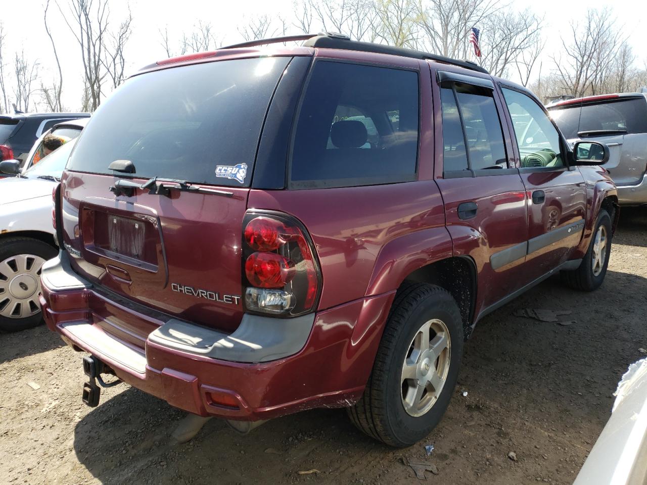 Photo 4 from auction – 2004 CHEVROLET TRAILBLAZE with VIN 1GNDT13S542447923