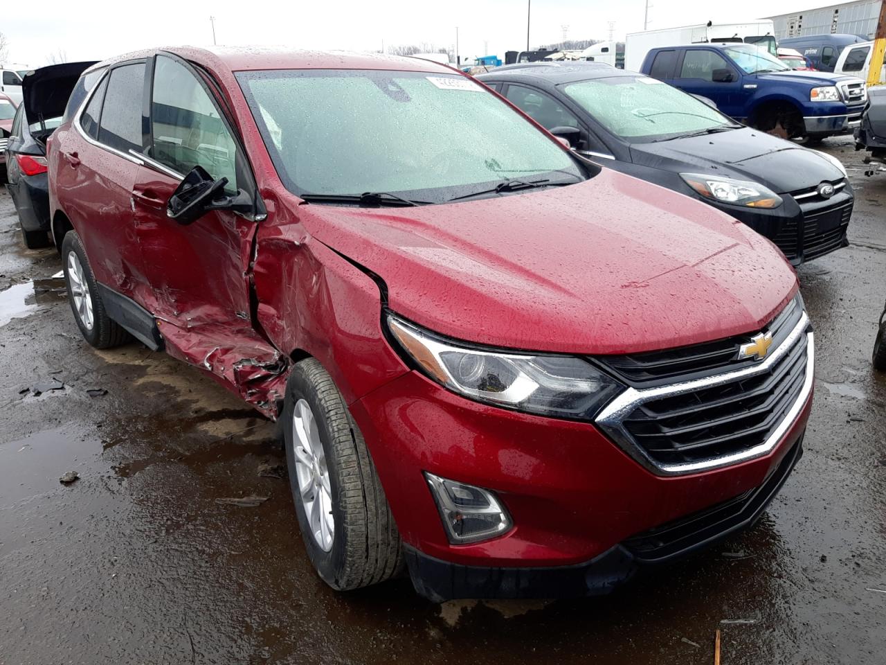 CHEVROLET EQUINOX LT 2019 with VIN 3GNAXJEV4KS633663 - Photo from auction