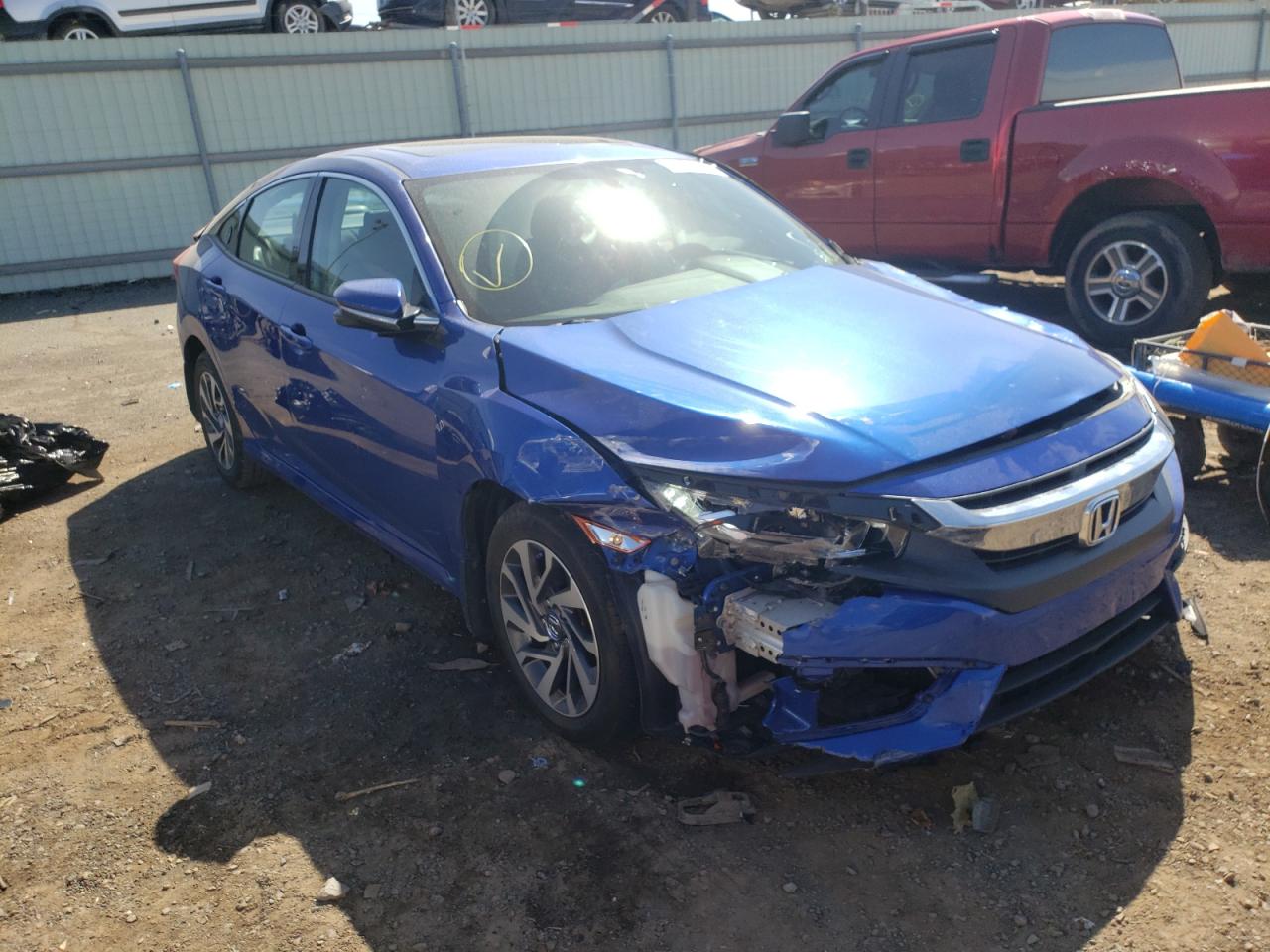 HONDA CIVIC EX 2017 with VIN 19XFC2F73HE225176 - Photo from auction