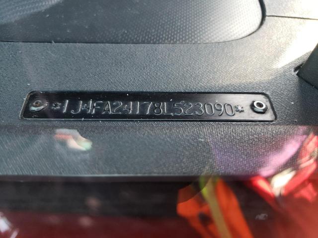 JEEP WRANGLER X 2008 with VIN 1J4FA24178L523090 - Photo from auction