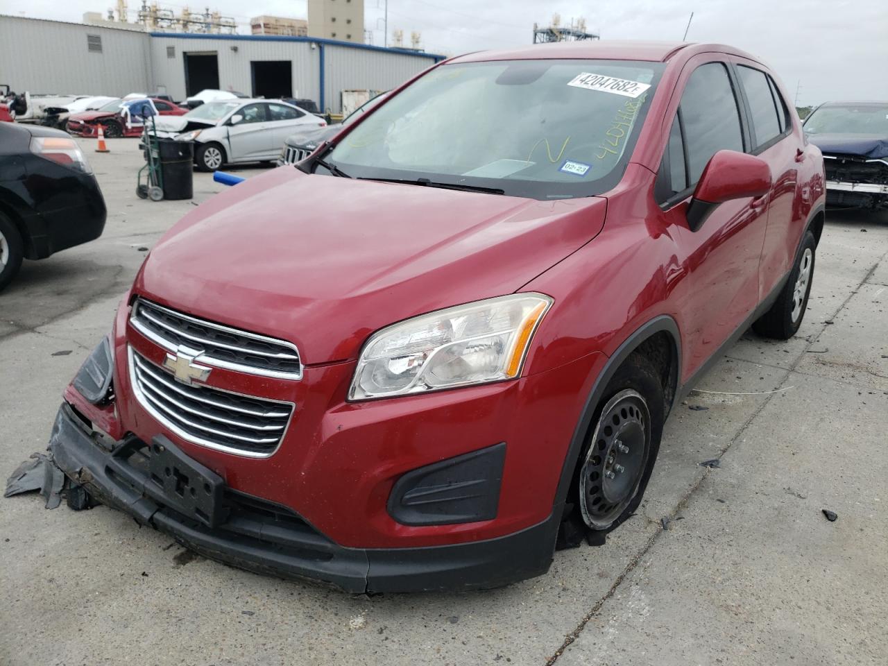 Photo 2 from auction – 2015 CHEVROLET TRAX LS with VIN KL7CJKSB5FB131245