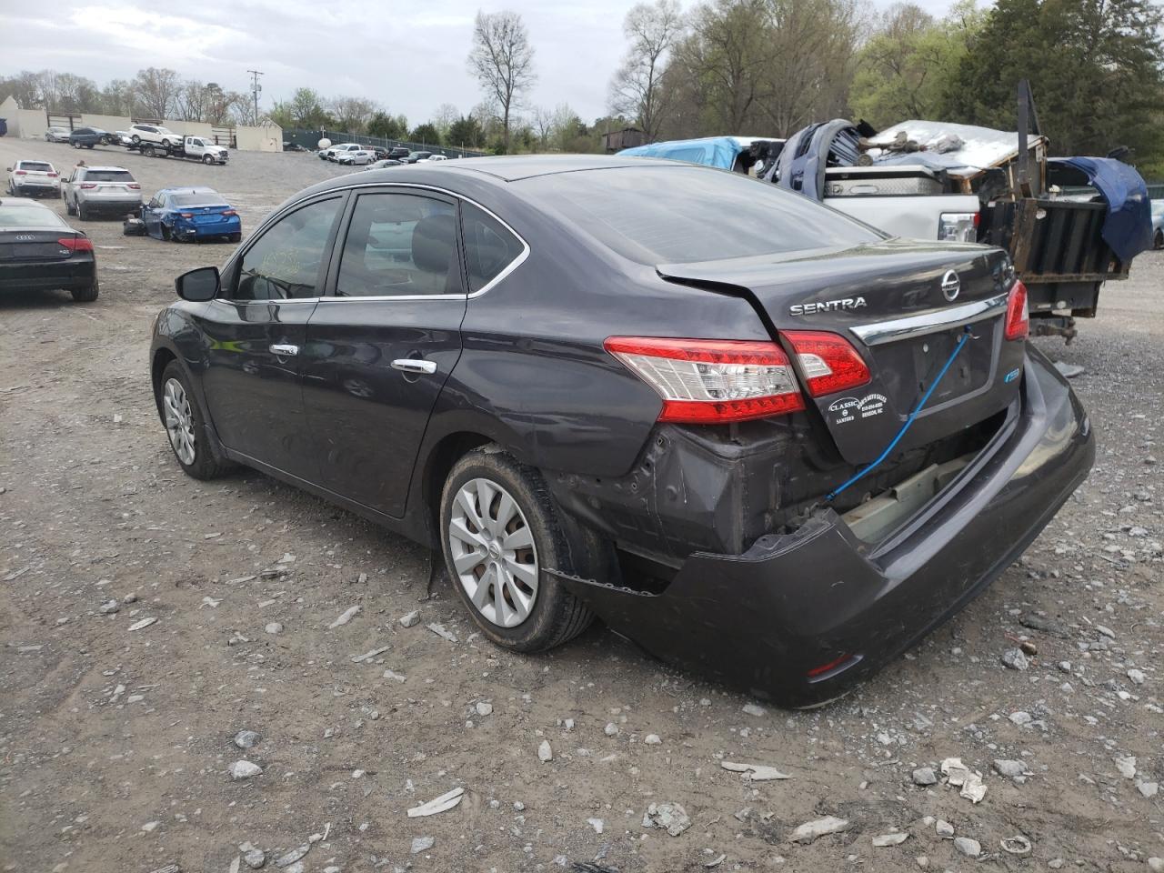 Photo 3 from auction – 2013 NISSAN SENTRA S with VIN 3N1AB7AP1DL789323