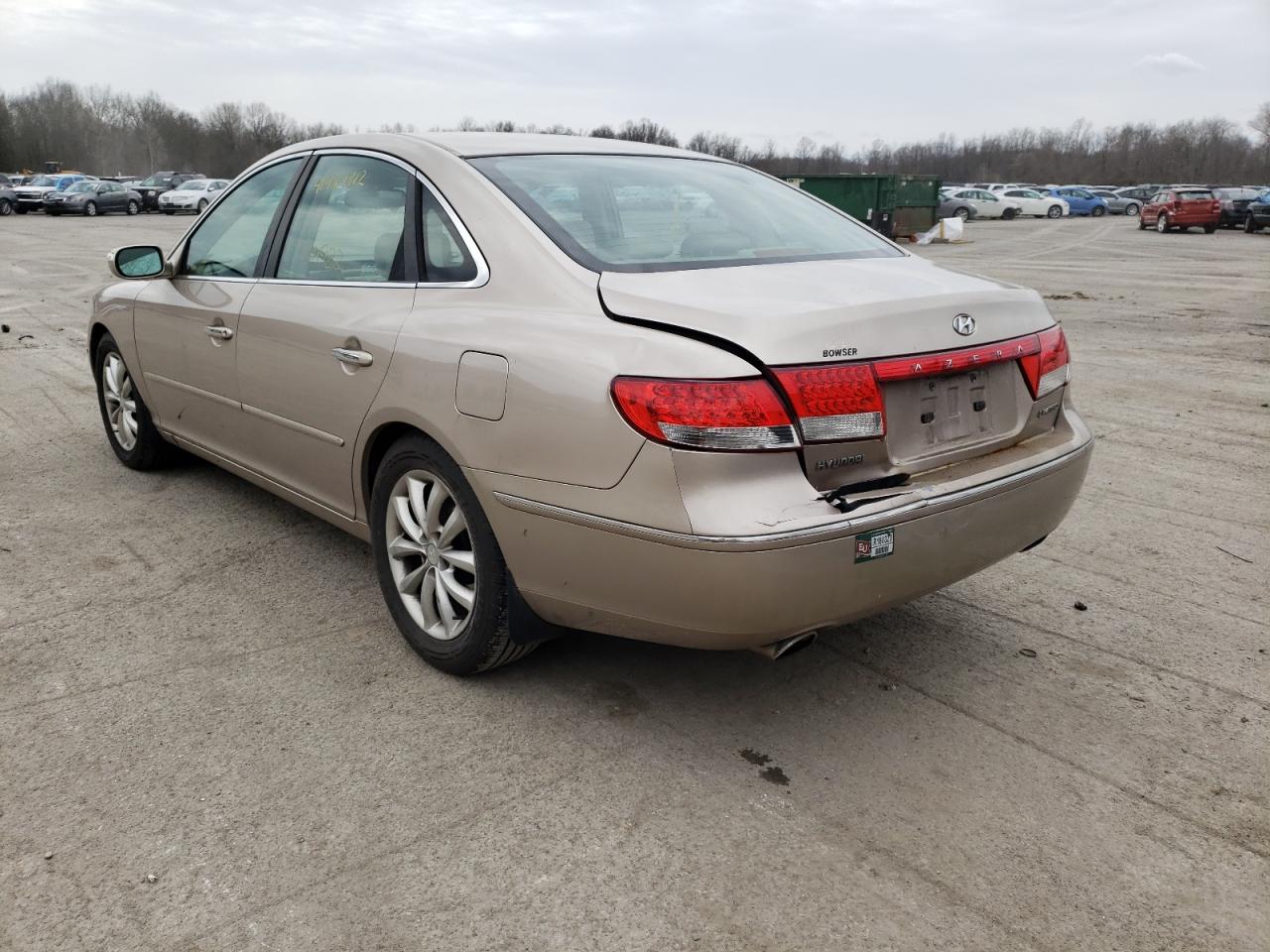 Photo 3 from auction – 2007 HYUNDAI AZERA SE with VIN KMHFC46F47A190356