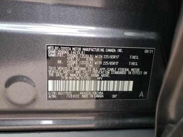 Photo 10 from auction – 2021 TOYOTA RAV4 LE with VIN 2T3K1RFV7MC157783