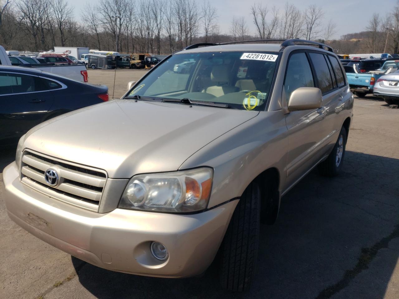 Photo 2 from auction – 2005 TOYOTA HIGHLANDER with VIN JTEEP21AX50085291