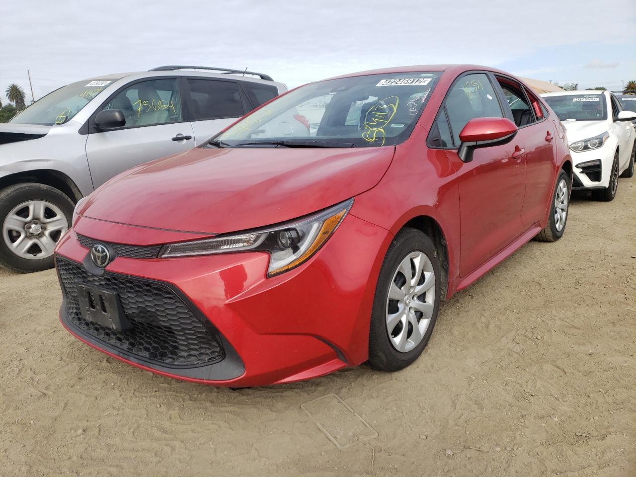 Photo 2 from auction – 2020 TOYOTA COROLLA LE with VIN 5YFEPRAE8LP108621