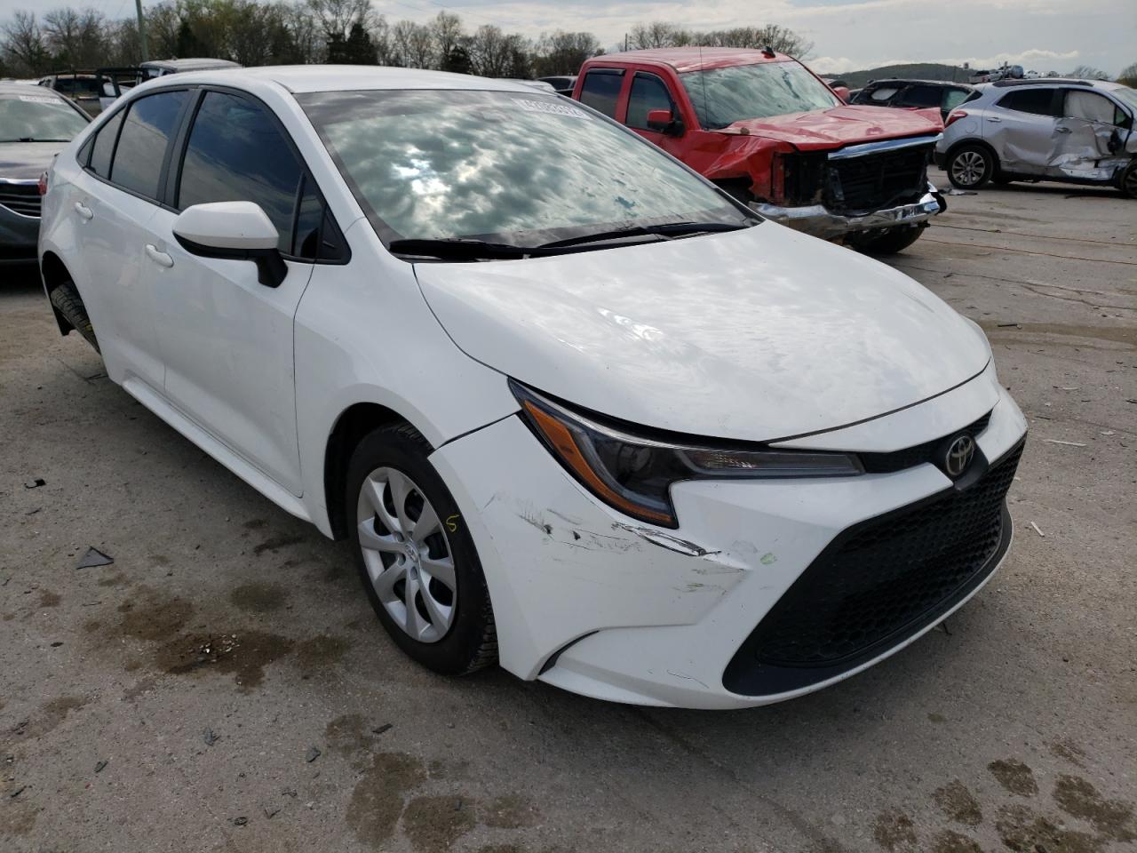 TOYOTA COROLLA LE 2020 with VIN 5YFEPRAE5LP048829 - Photo from auction