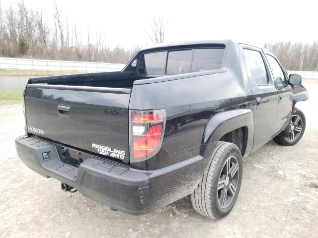 Photo 4 from auction – 2012 HONDA RIDGELINE with VIN 5FPYK1F72CB001851