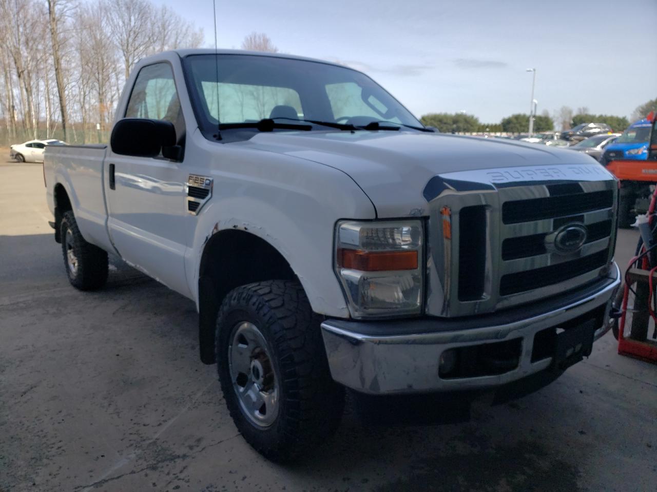 FORD F250 SUPER 2008 with VIN 1FTNF21578ED69091 - Photo from auction
