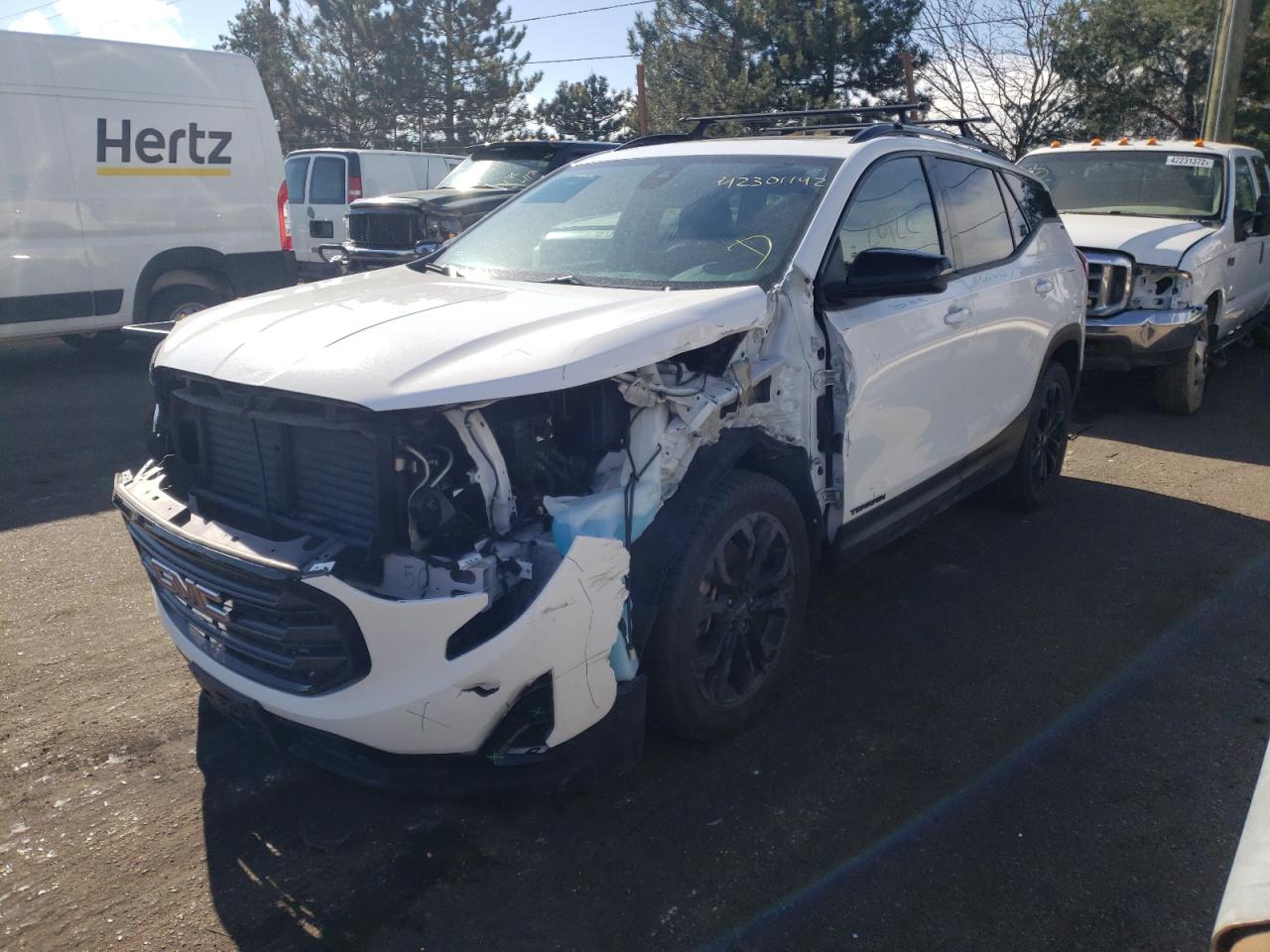 Photo 2 from auction – 2020 GMC TERRAIN SL with VIN 3GKALVEX4LL128087