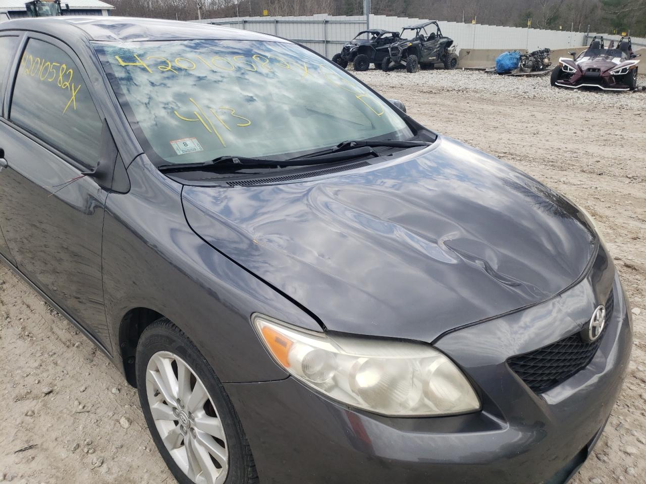 Photo 9 from auction – 2009 TOYOTA COROLLA BA with VIN JTDBL40E899062399