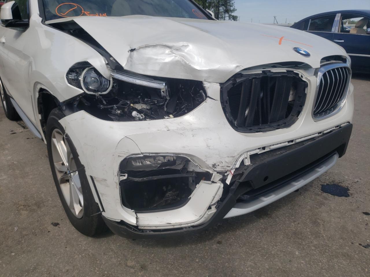 Photo 9 from auction – 2021 BMW X3 XDRIVE3 with VIN 5UXTY5C07M9H02608