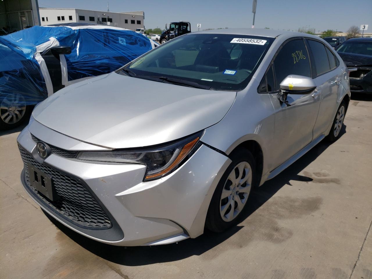 Photo 2 from auction – 2020 TOYOTA COROLLA LE with VIN 5YFEPRAEXLP137134