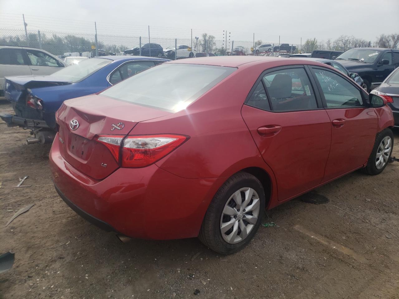 Photo 4 from auction – 2015 TOYOTA COROLLA L with VIN 2T1BURHE0FC457195