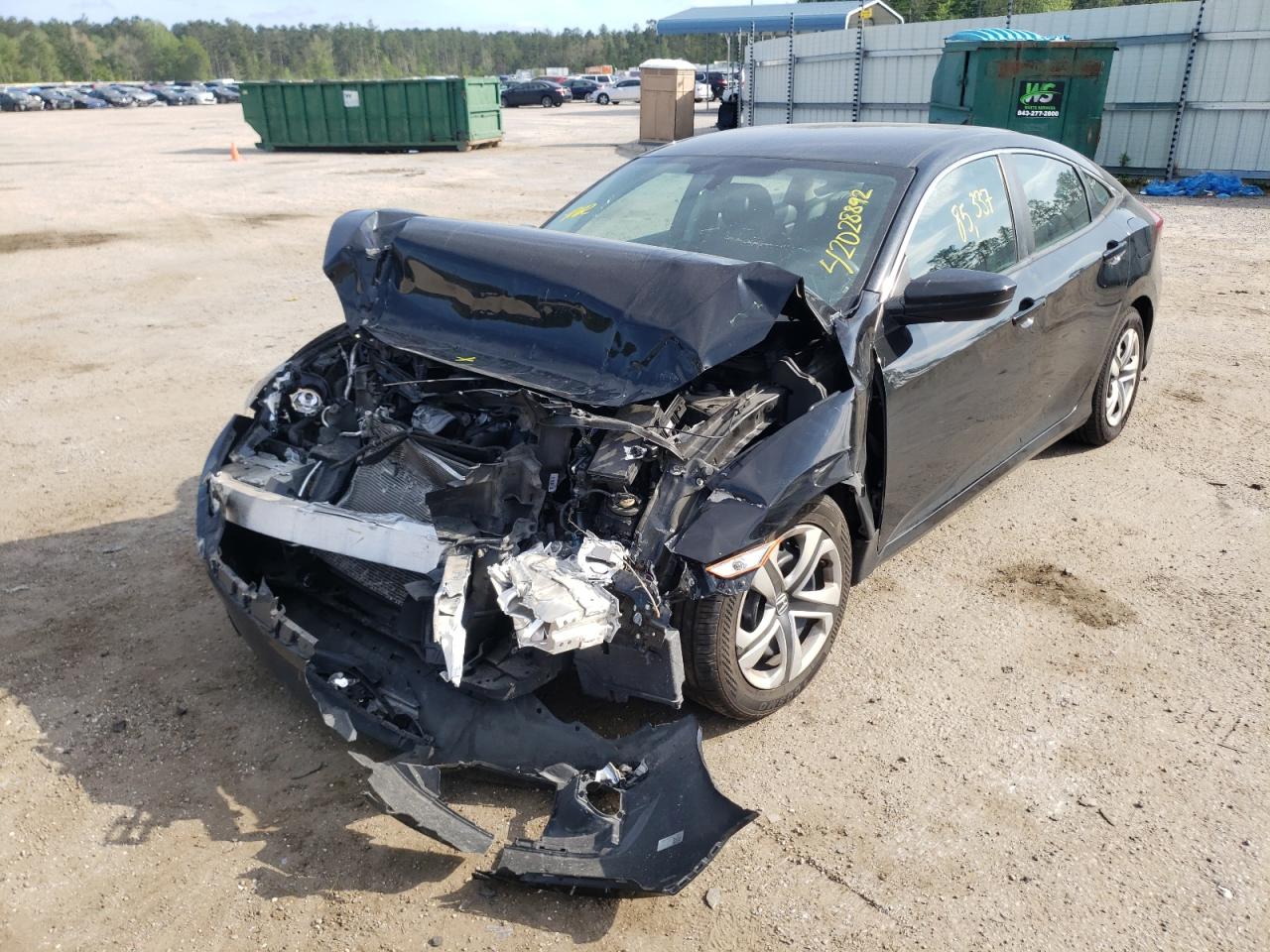 Photo 2 from auction – 2017 HONDA CIVIC LX with VIN 19XFC2F51HE034175