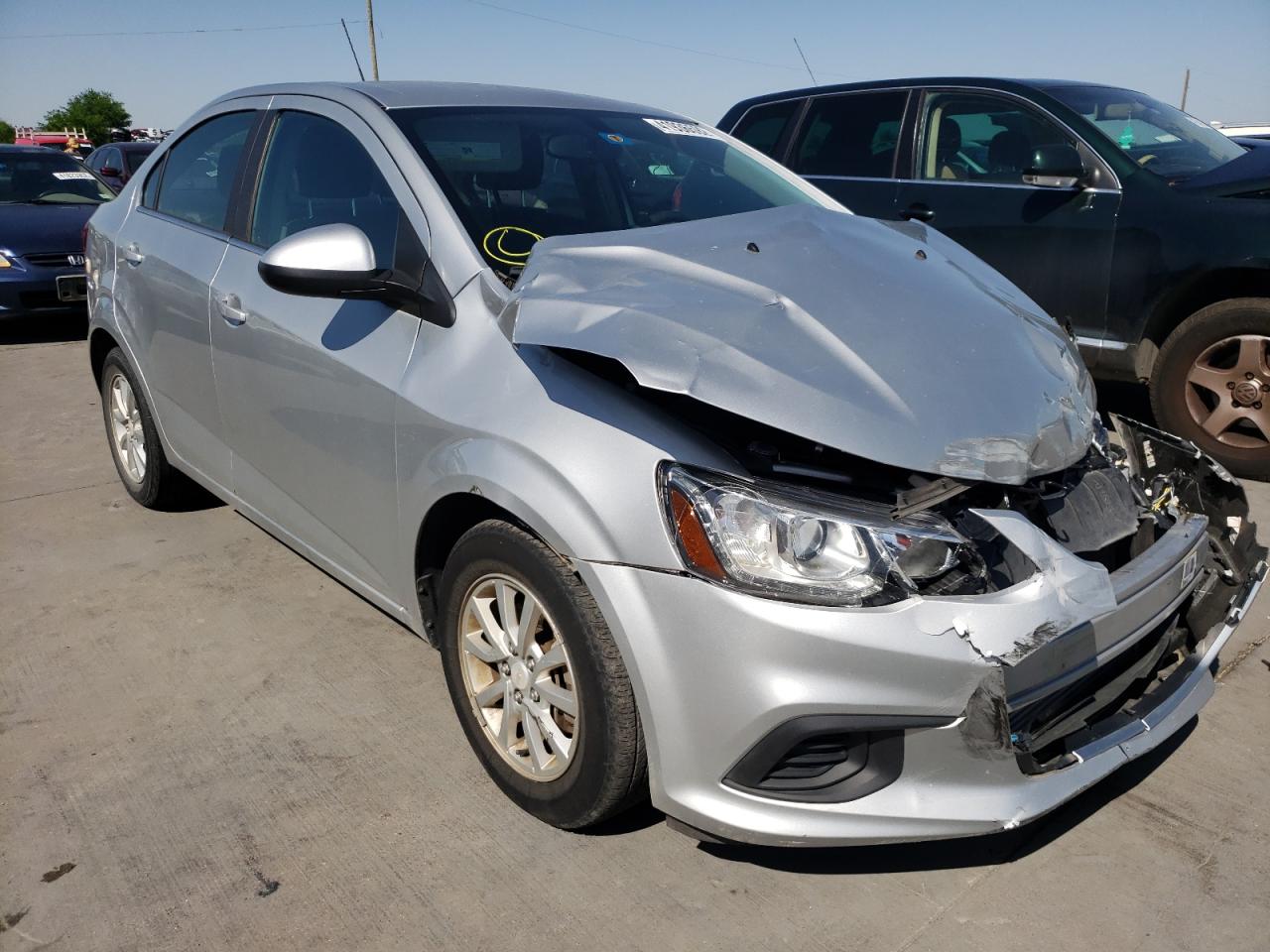 CHEVROLET SONIC LT 2017 with VIN 1G1JD5SB0H4164480 - Photo from auction