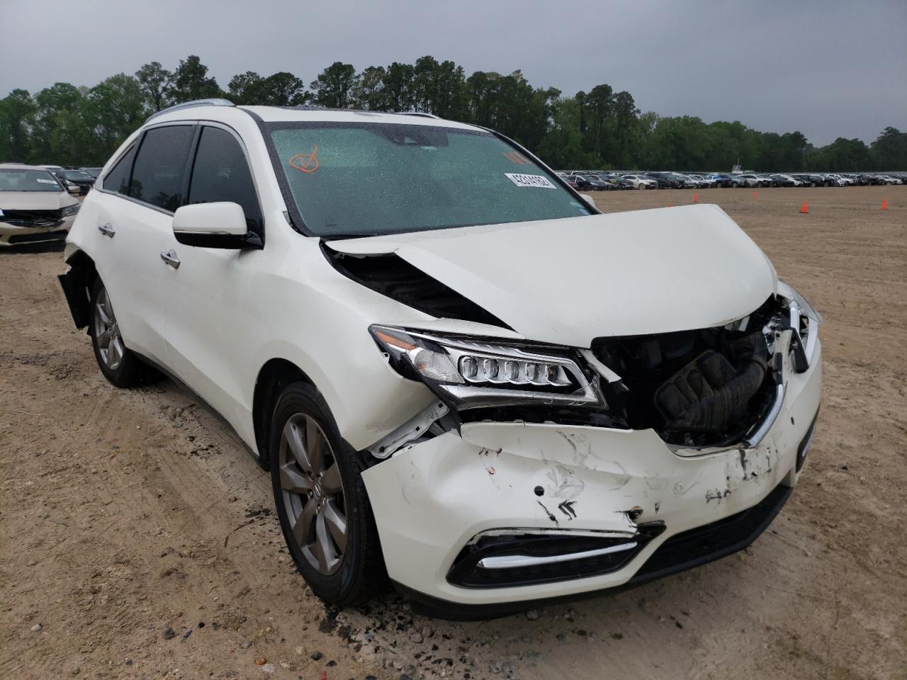 ACURA MDX ADVANC 2016 with VIN 5FRYD4H93GB016396 - Photo from auction