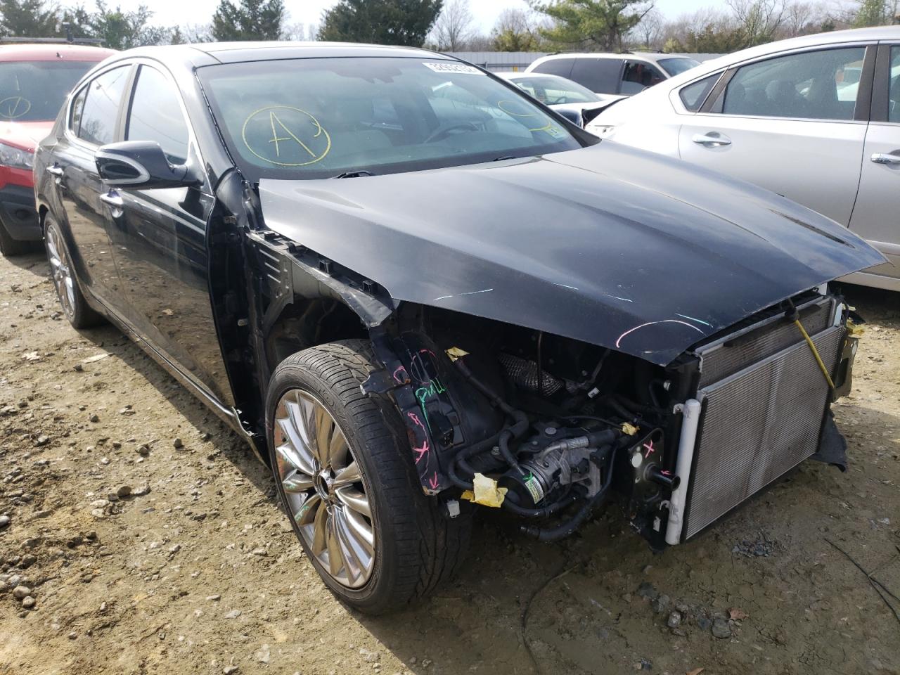 KIA K900 2015 with VIN KNALW4D41F6018252 - Photo from auction