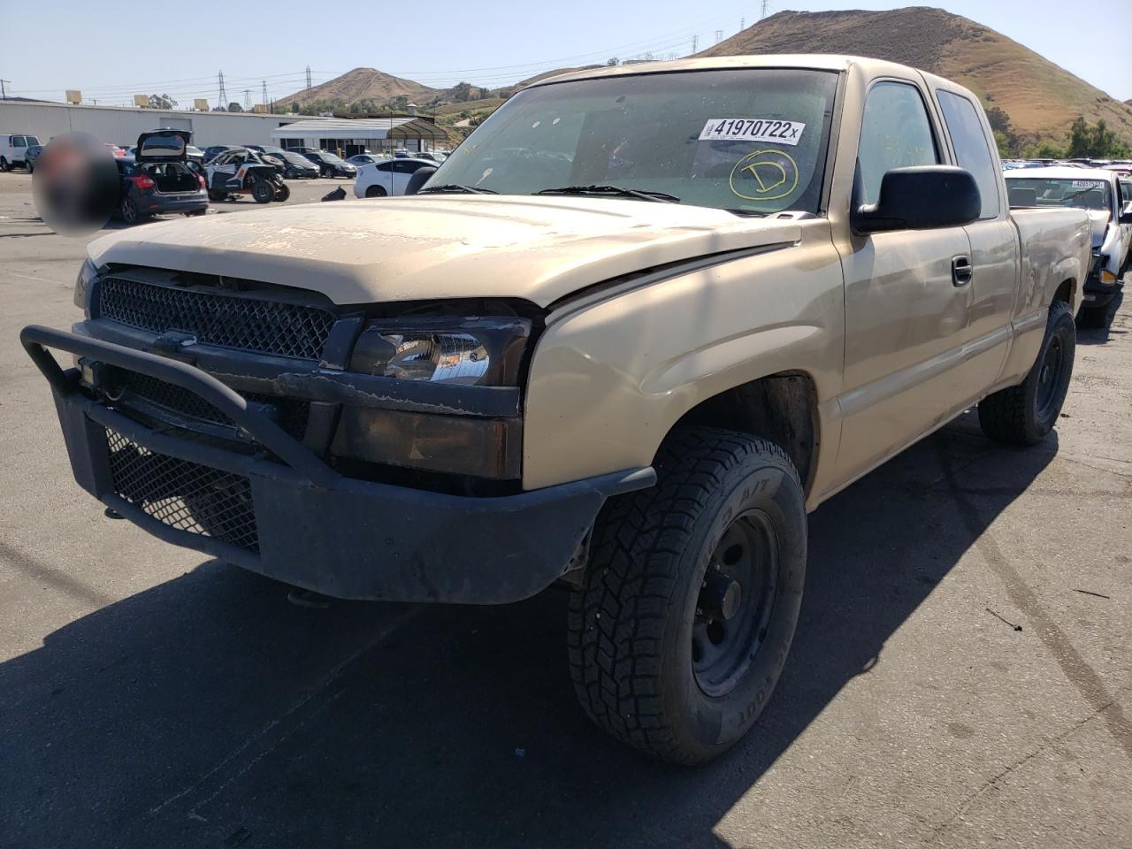 Photo 2 from auction – 2004 CHEVROLET SILVERADO with VIN 1GCEK19T34E362576