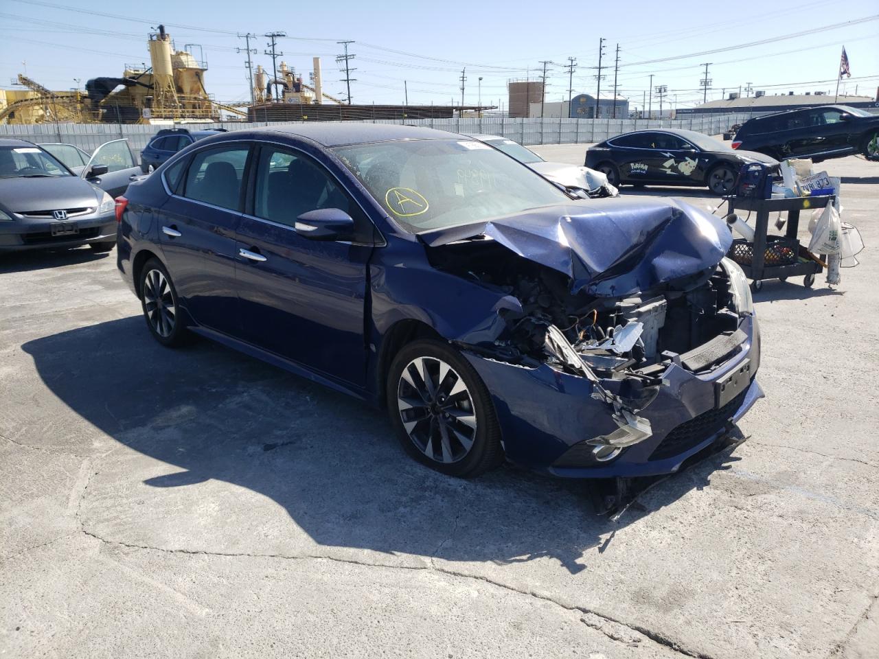 NISSAN SENTRA SR 2016 with VIN 3N1AB7AP8GY315344 - Photo from auction